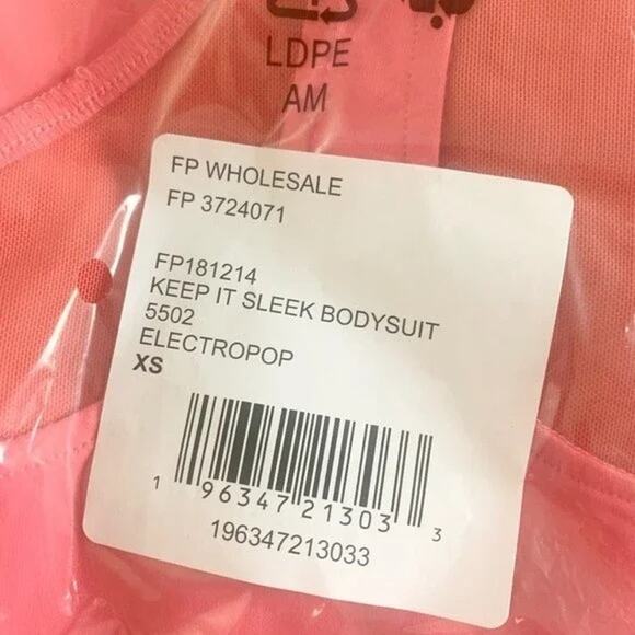 NEW Free People Keep It Sleek Bodysuit in Electropop XS - Picture 9 of 11